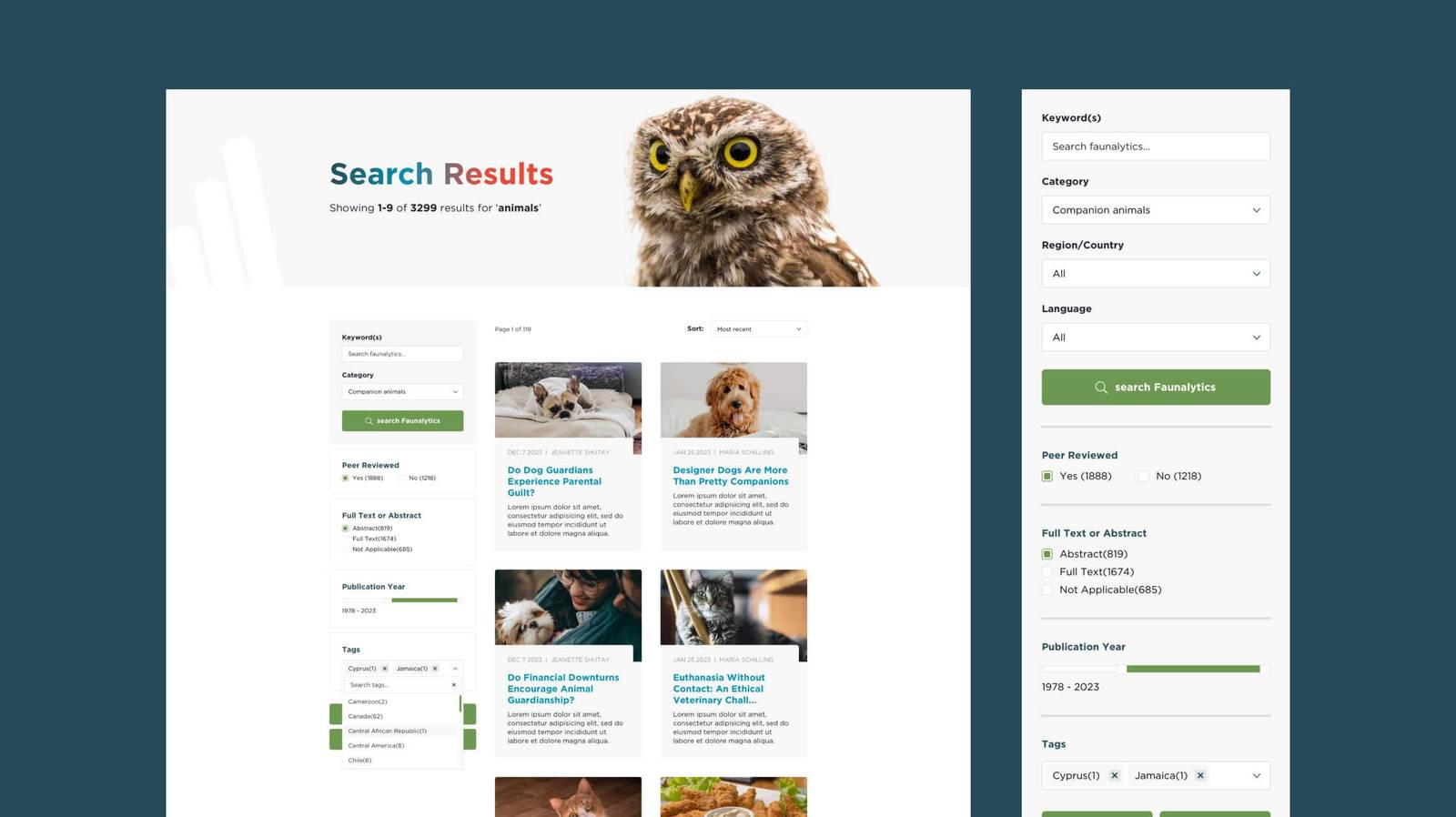 Faunalytics iconography design