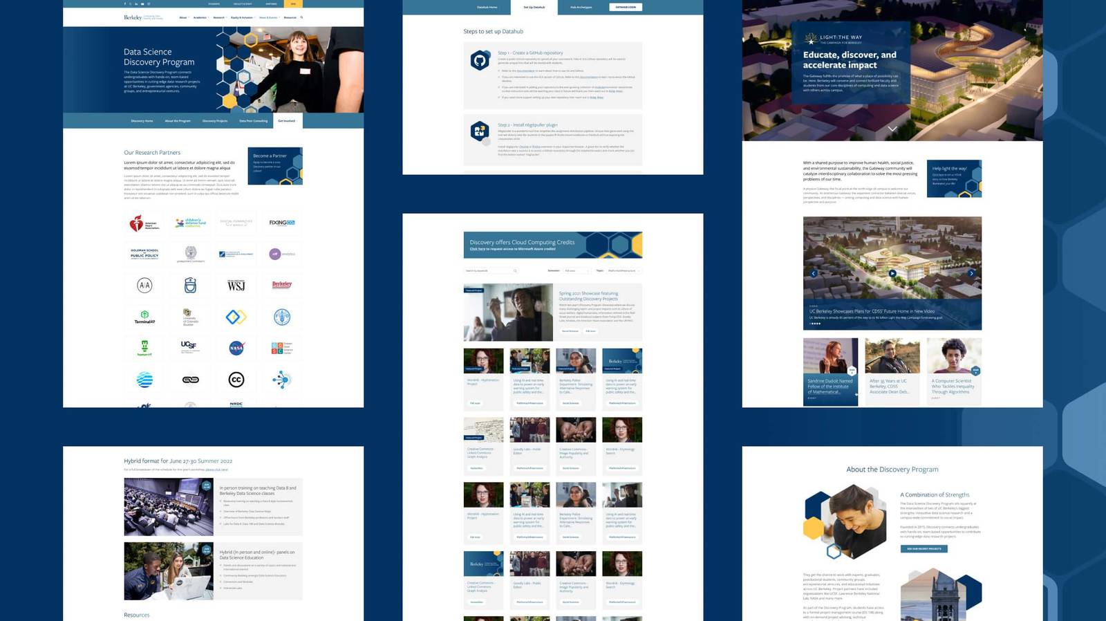 UC Berkeley CDSS mobile and micro-site design